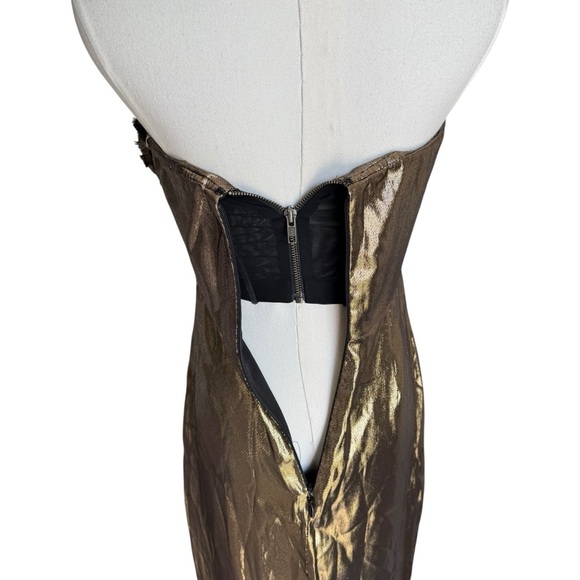 LOVERS AND FRIENDS - NWT Seraphina Gown in Gold Sz XS - Picture 7 of 9